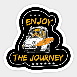 Enjoy the journey Sticker